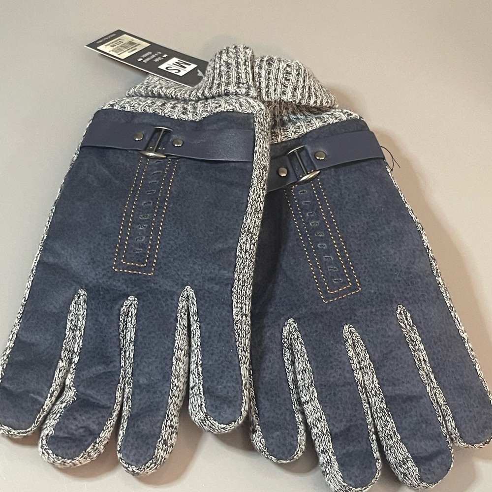 Blue and Gray Gloves